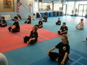 Angel’s Karate Students Pledge Allegiance